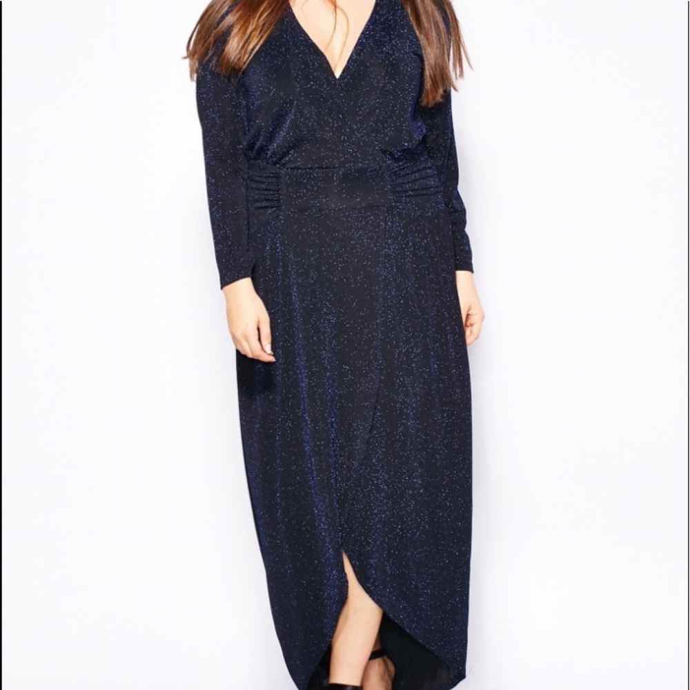 Dorothy Perkins shimmer wrap dress